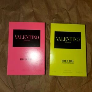 Valentino Donna Born in Roma + Donna Born in Roma Yellow Dream Sample Duo